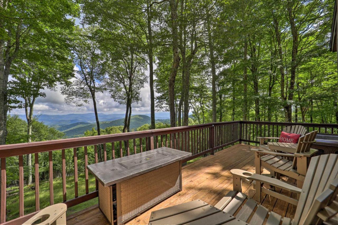 Beech Mountain Cabin Retreat With Hot Tub And Views! מראה חיצוני תמונה