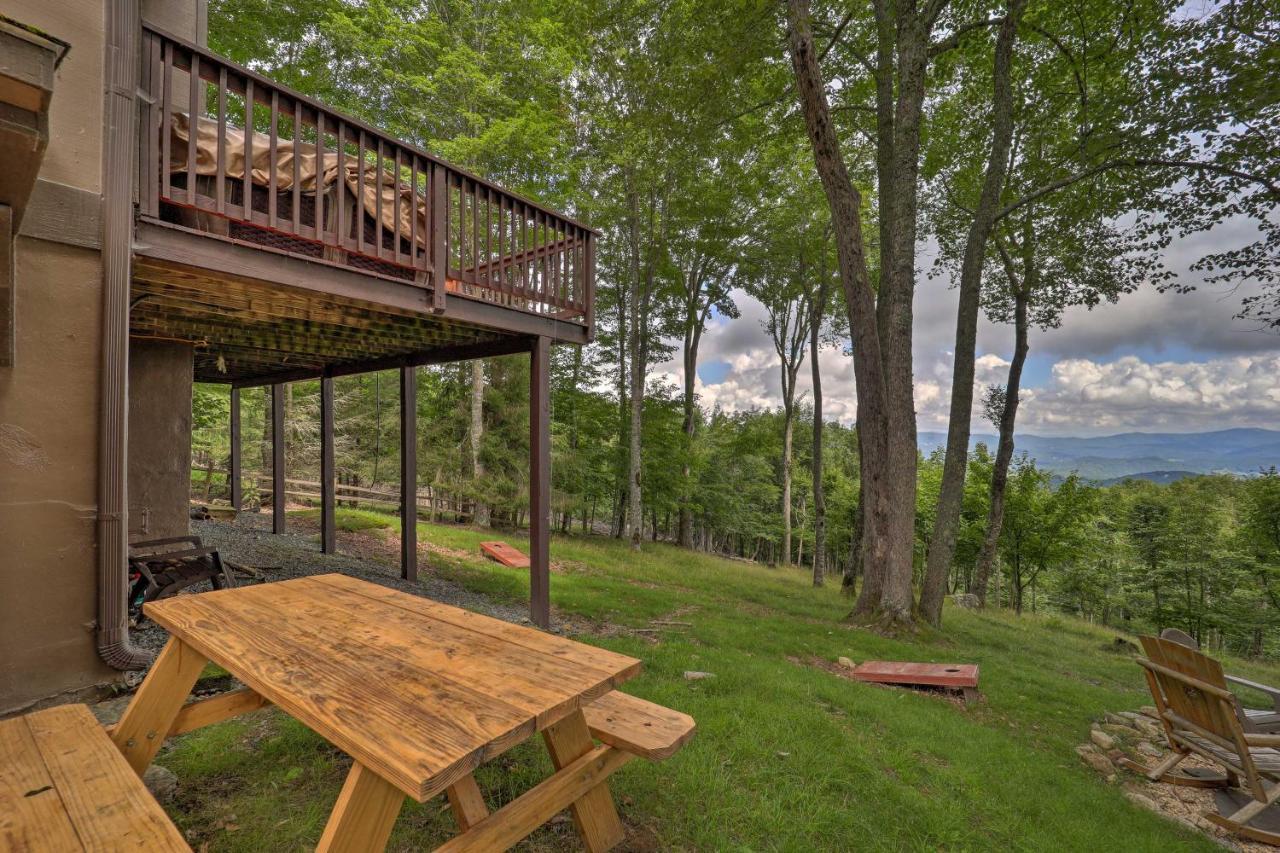 Beech Mountain Cabin Retreat With Hot Tub And Views! מראה חיצוני תמונה