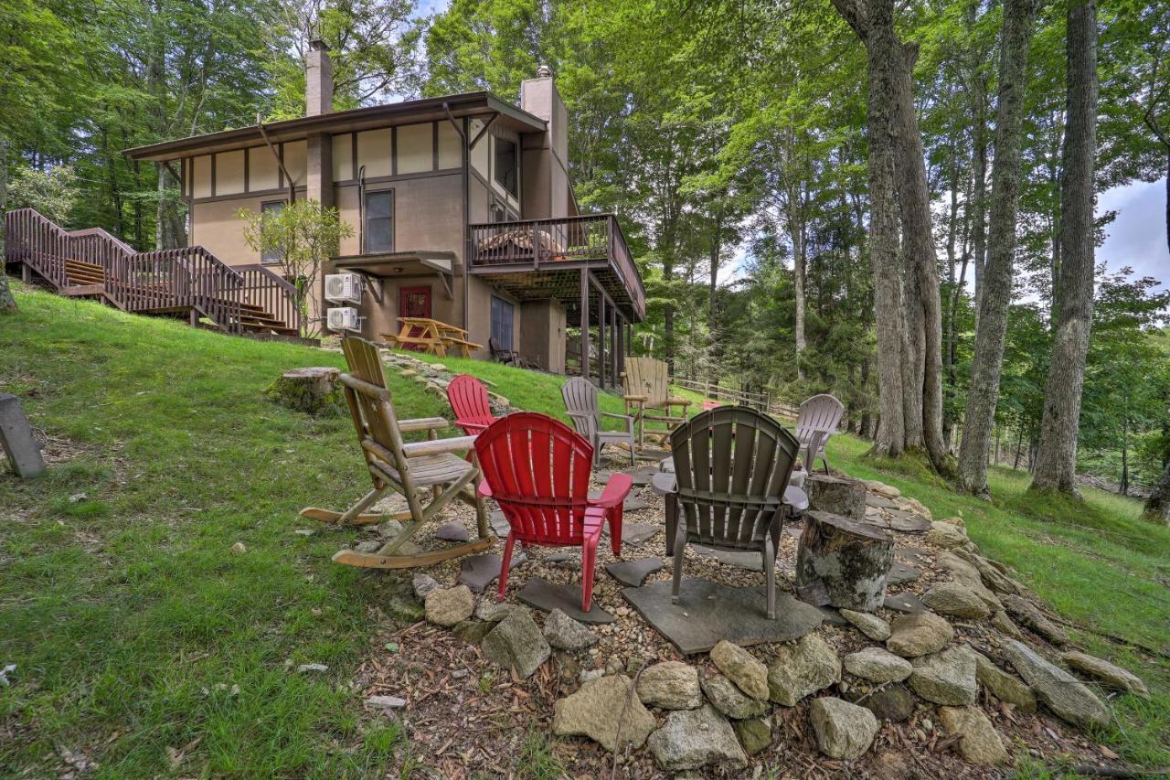 Beech Mountain Cabin Retreat With Hot Tub And Views! מראה חיצוני תמונה