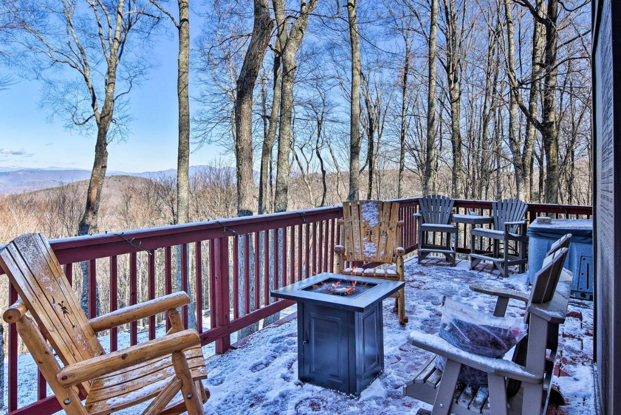 Beech Mountain Cabin Retreat With Hot Tub And Views! מראה חיצוני תמונה