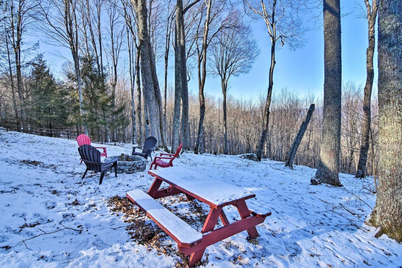 Beech Mountain Cabin Retreat With Hot Tub And Views! מראה חיצוני תמונה